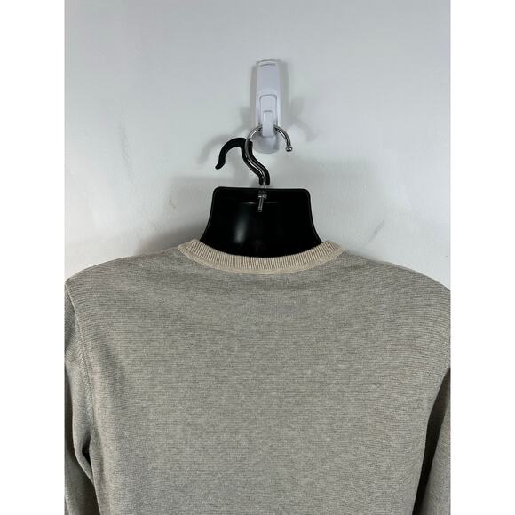 Vineyard Vines Wool Sweater Feeder Stripe Double Knit Crew Size Medium - Picture 12 of 13